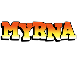 Myrna sunset logo