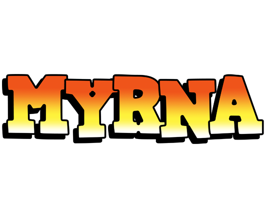 Myrna sunset logo