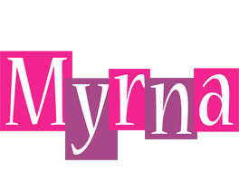 Myrna whine logo