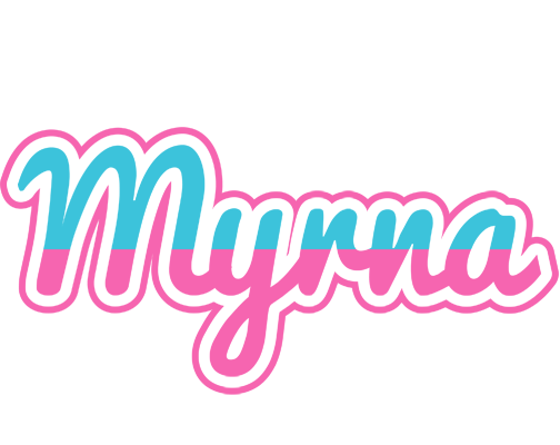 Myrna woman logo