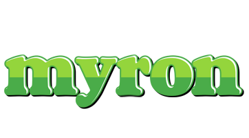 Myron apple logo