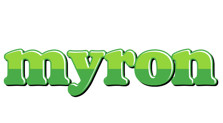Myron apple logo