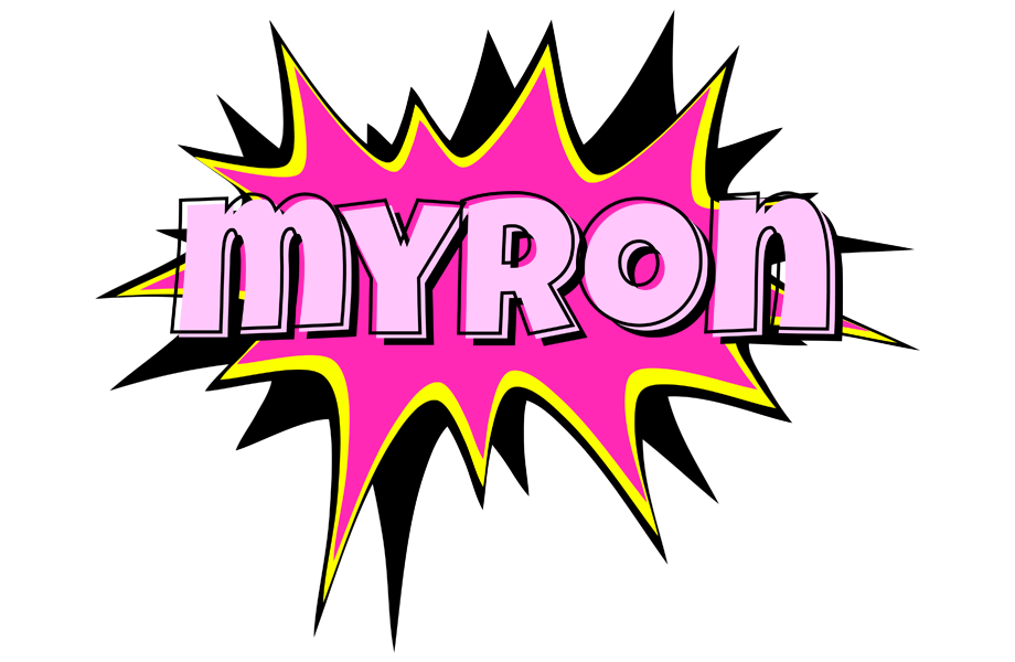 Myron badabing logo