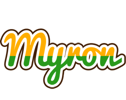 Myron banana logo