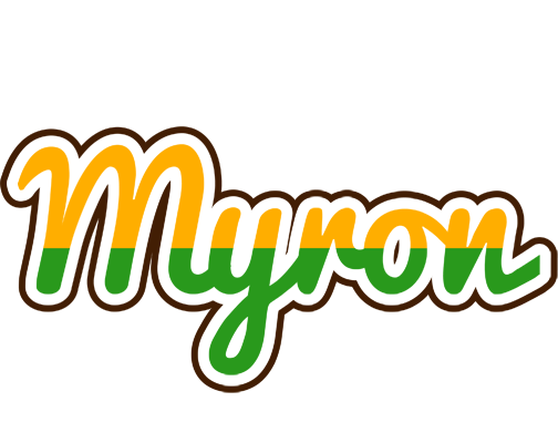 Myron banana logo