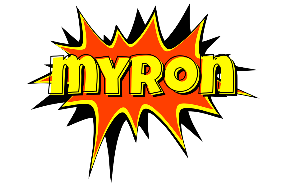 Myron bazinga logo