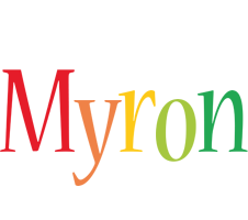 Myron birthday logo