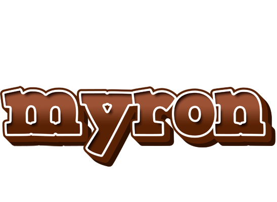 Myron brownie logo