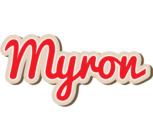 Myron chocolate logo
