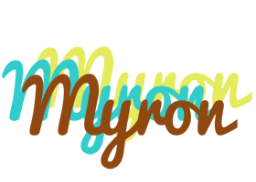 Myron cupcake logo