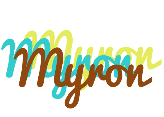 Myron cupcake logo