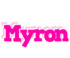 Myron dancing logo