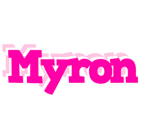 Myron dancing logo