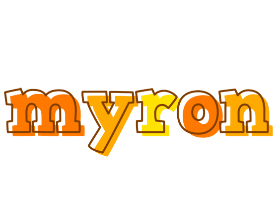 Myron desert logo