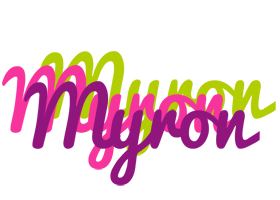 Myron flowers logo