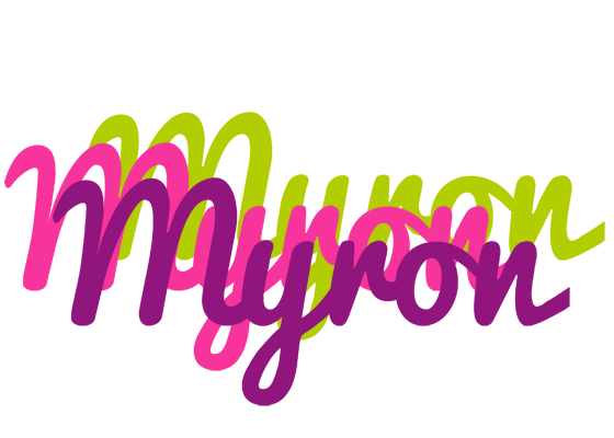 Myron flowers logo