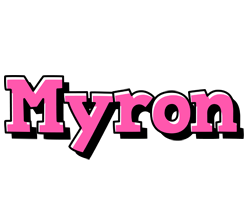 Myron girlish logo