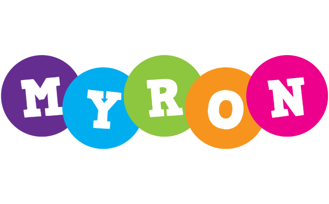 Myron happy logo