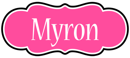 Myron invitation logo