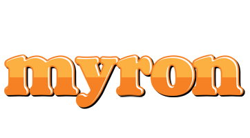 Myron orange logo