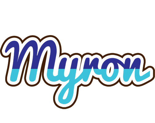Myron raining logo