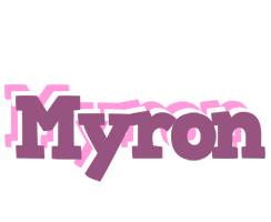 Myron relaxing logo