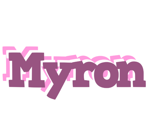 Myron relaxing logo