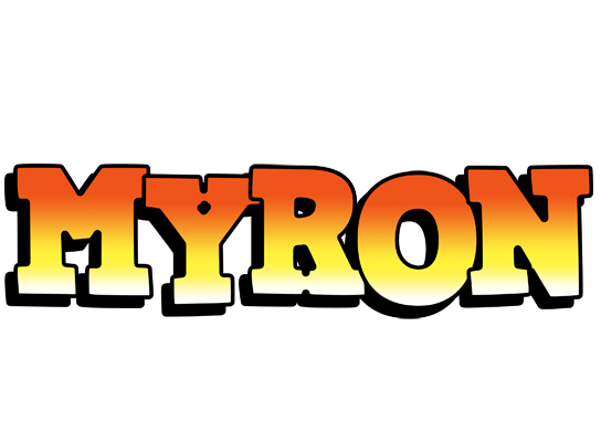 Myron sunset logo