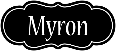 Myron welcome logo