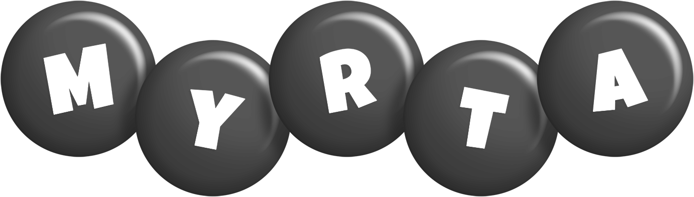 Myrta candy-black logo