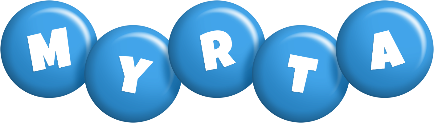 Myrta candy-blue logo
