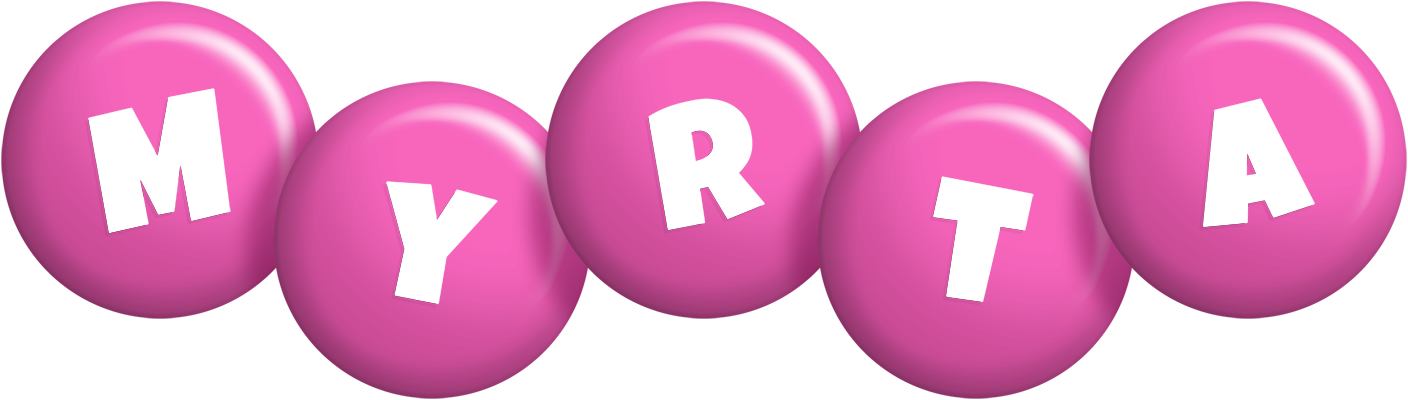 Myrta candy-pink logo