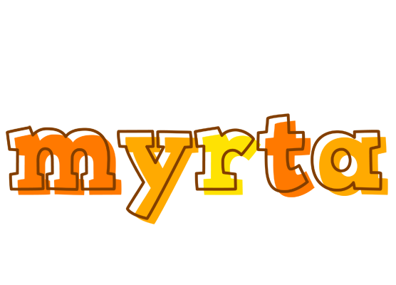 Myrta desert logo