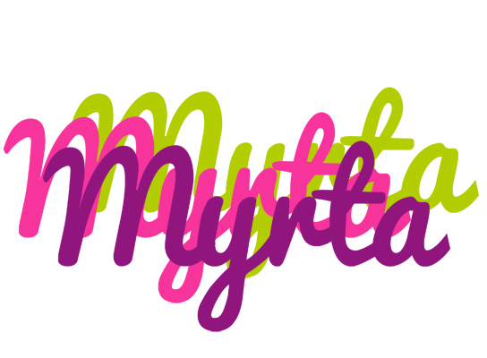 Myrta flowers logo