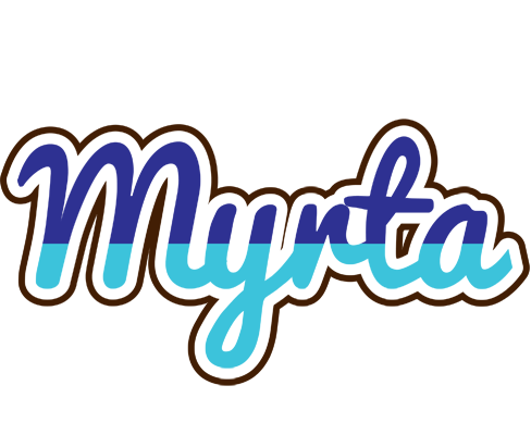 Myrta raining logo
