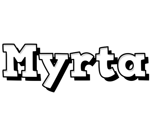 Myrta snowing logo