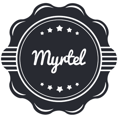 Myrtel badge logo