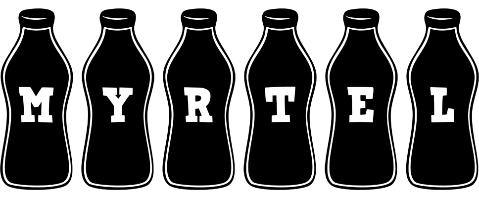 Myrtel bottle logo