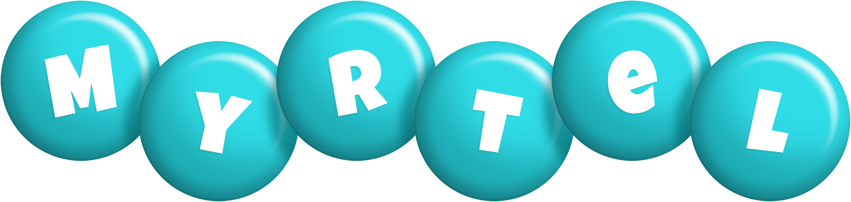 Myrtel candy-azur logo