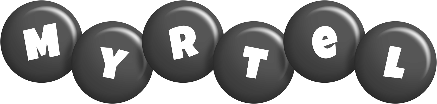 Myrtel candy-black logo