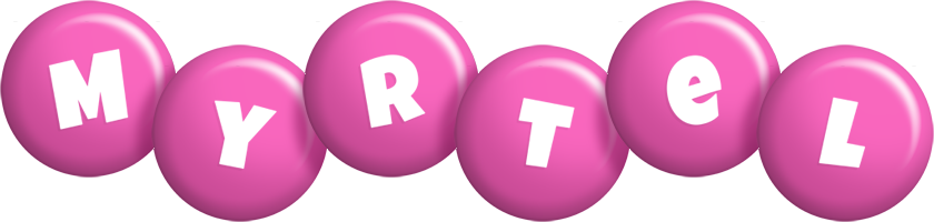 Myrtel candy-pink logo