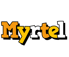 Myrtel cartoon logo