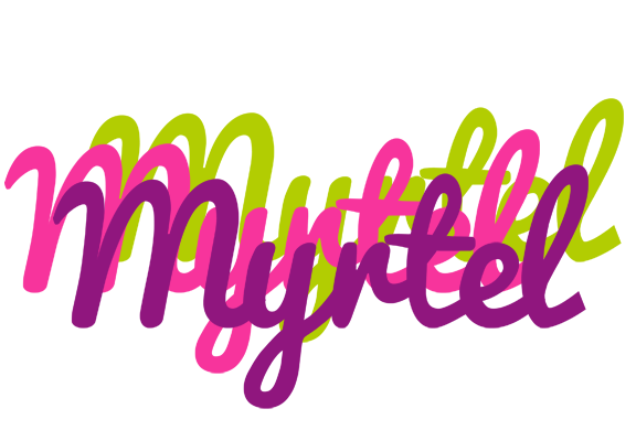 Myrtel flowers logo