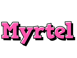 Myrtel girlish logo