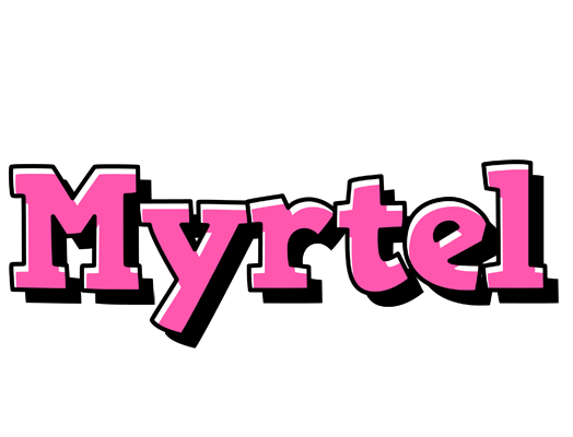 Myrtel girlish logo