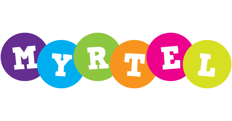 Myrtel happy logo