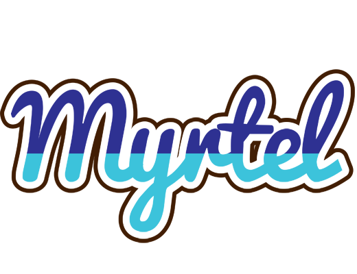 Myrtel raining logo