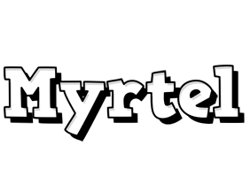 Myrtel snowing logo