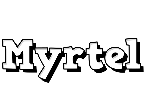 Myrtel snowing logo