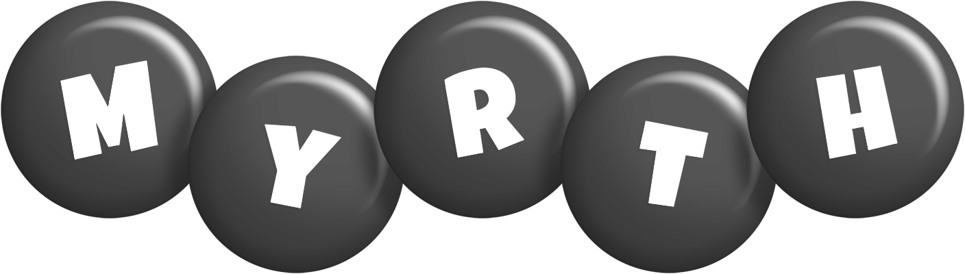 Myrth candy-black logo
